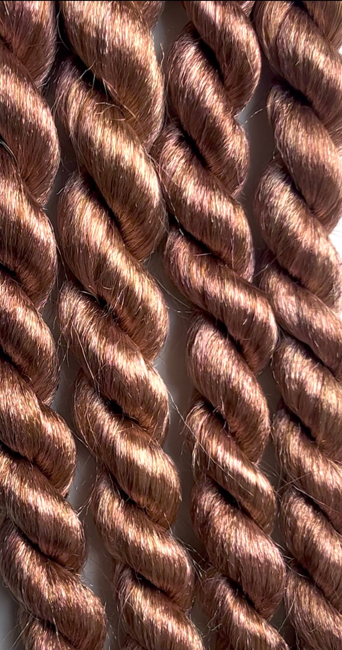 CARAMEL ROSE | Mèches Kanekalon personnalisées