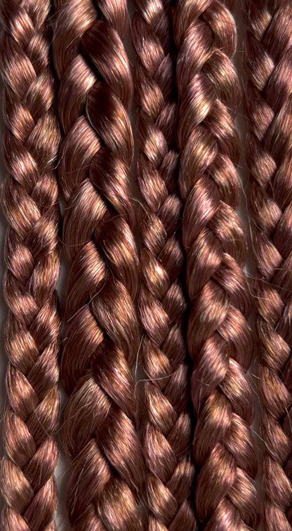 CARAMEL ROSE | Mèches Kanekalon personnalisées